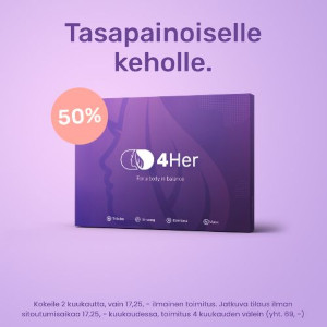 Kokeile 4Heria 60 päivää 50% alennuksella
