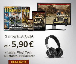 Historia 2 nroa + Vinyl Tech -Bluetooth-kuulokkeet