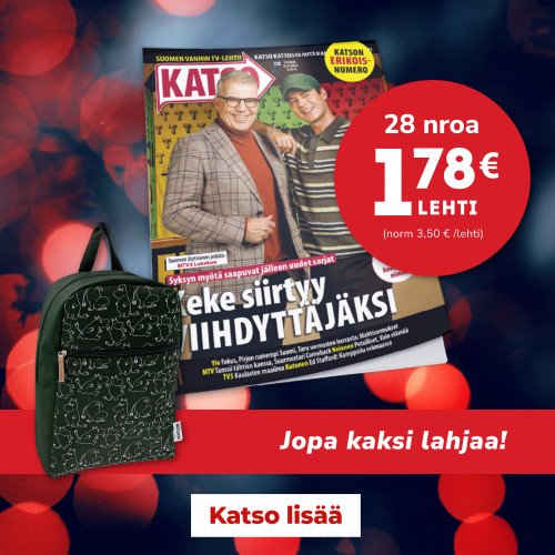 Katso-lehti jopa -52 % ja tilaajalahja kaupan päälle