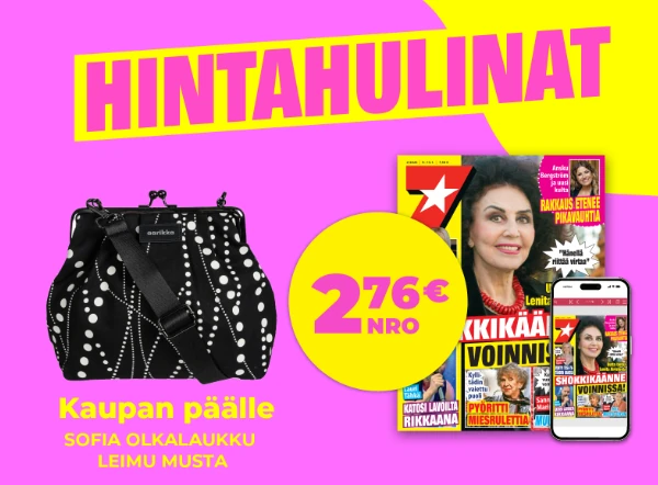 Tilaa Seiska ja nappaa Aarikan Sofia-laukku lahjaksi