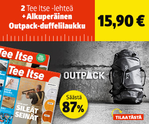2 nroa Tee Itse -lehti + Alkuperäinen Outpack-duffelilaukku