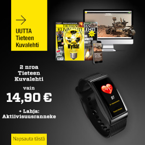 Tieteen Kuvalehti 2 nroa 14,90 € + Aktiivisuusranneke