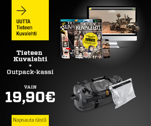 Tilaa nyt Tieteen Kuvalehti + kaupan päälle Outpack-kassi