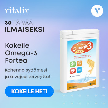 Omega-3 Forte näytepakkaus 30 päivää ilmaiseksi